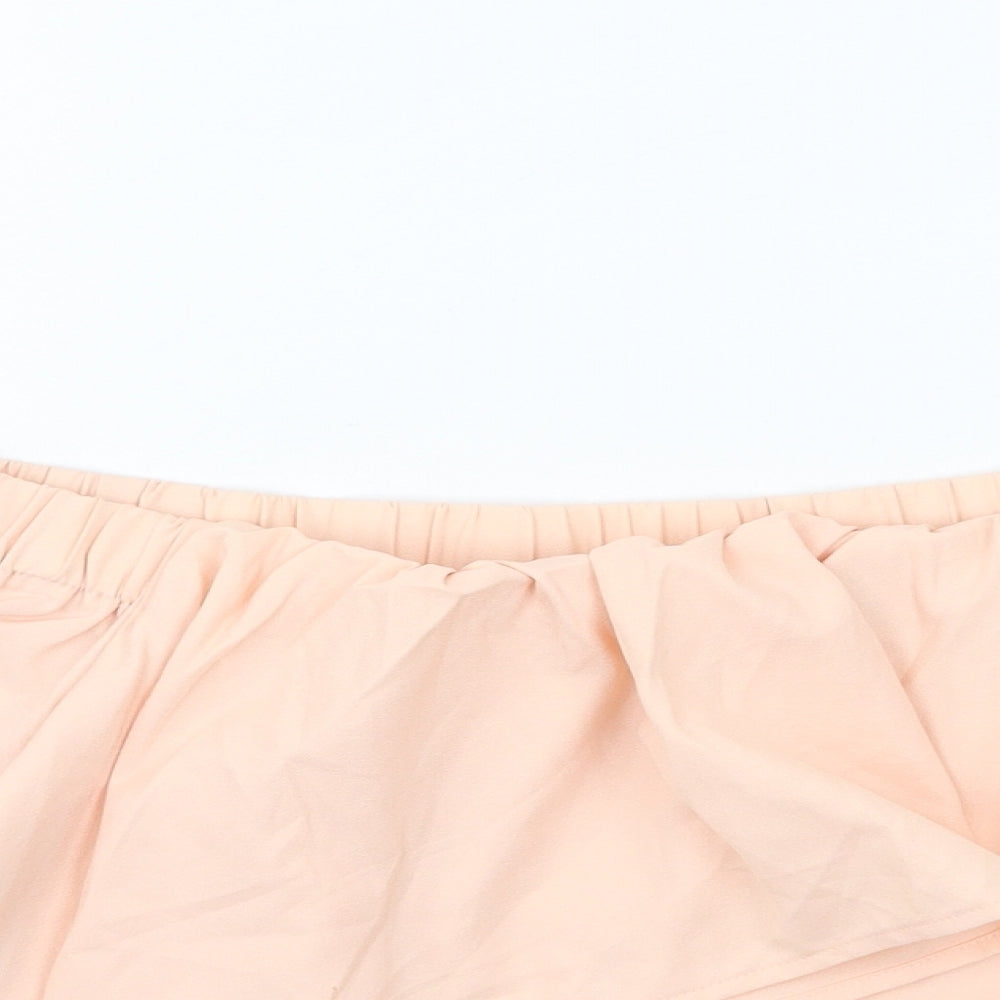 Womens UK Size XS Preworn Pink Basic Blouse