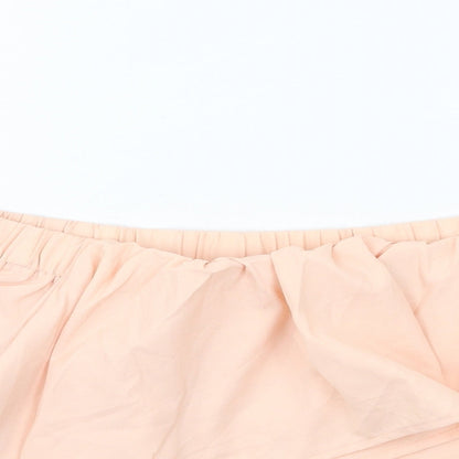 Womens UK Size XS Preworn Pink Basic Blouse