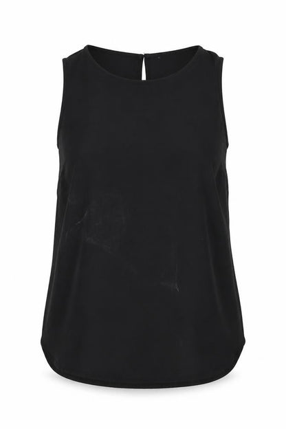 Womens UK Size 10 New Look Black Basic Tank