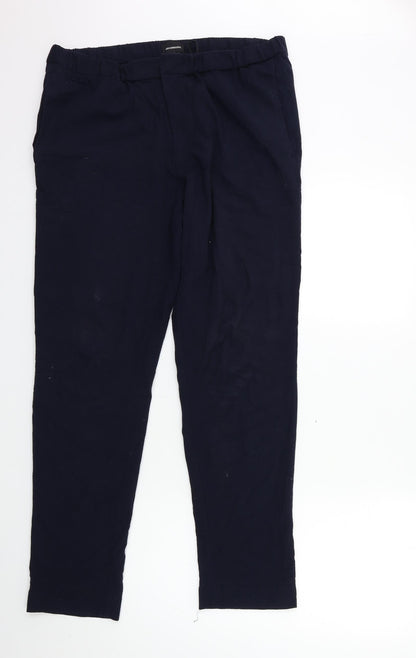 Womens UK Size 34 in H&M Regular Fit  Blue Trousers