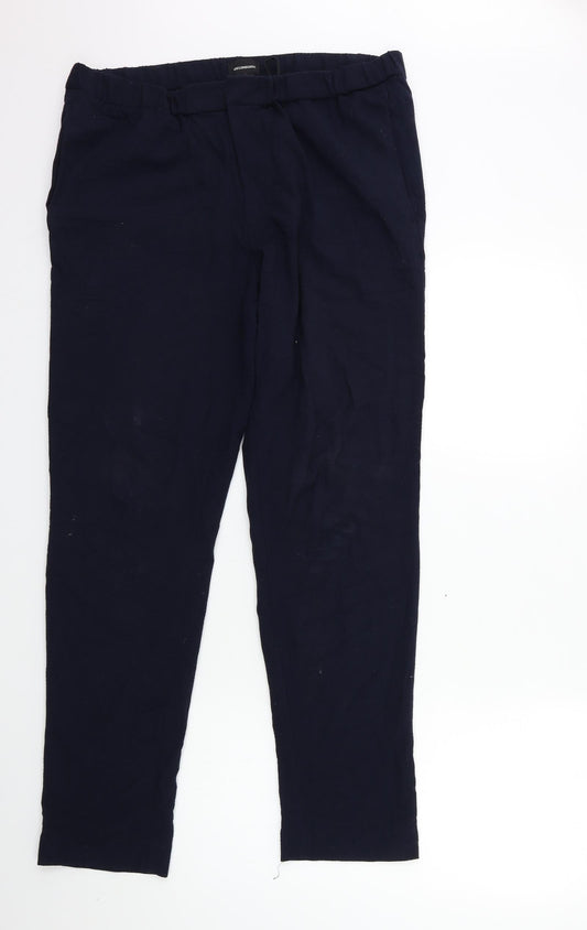 Womens UK Size 34 in H&M Regular Fit  Blue Trousers