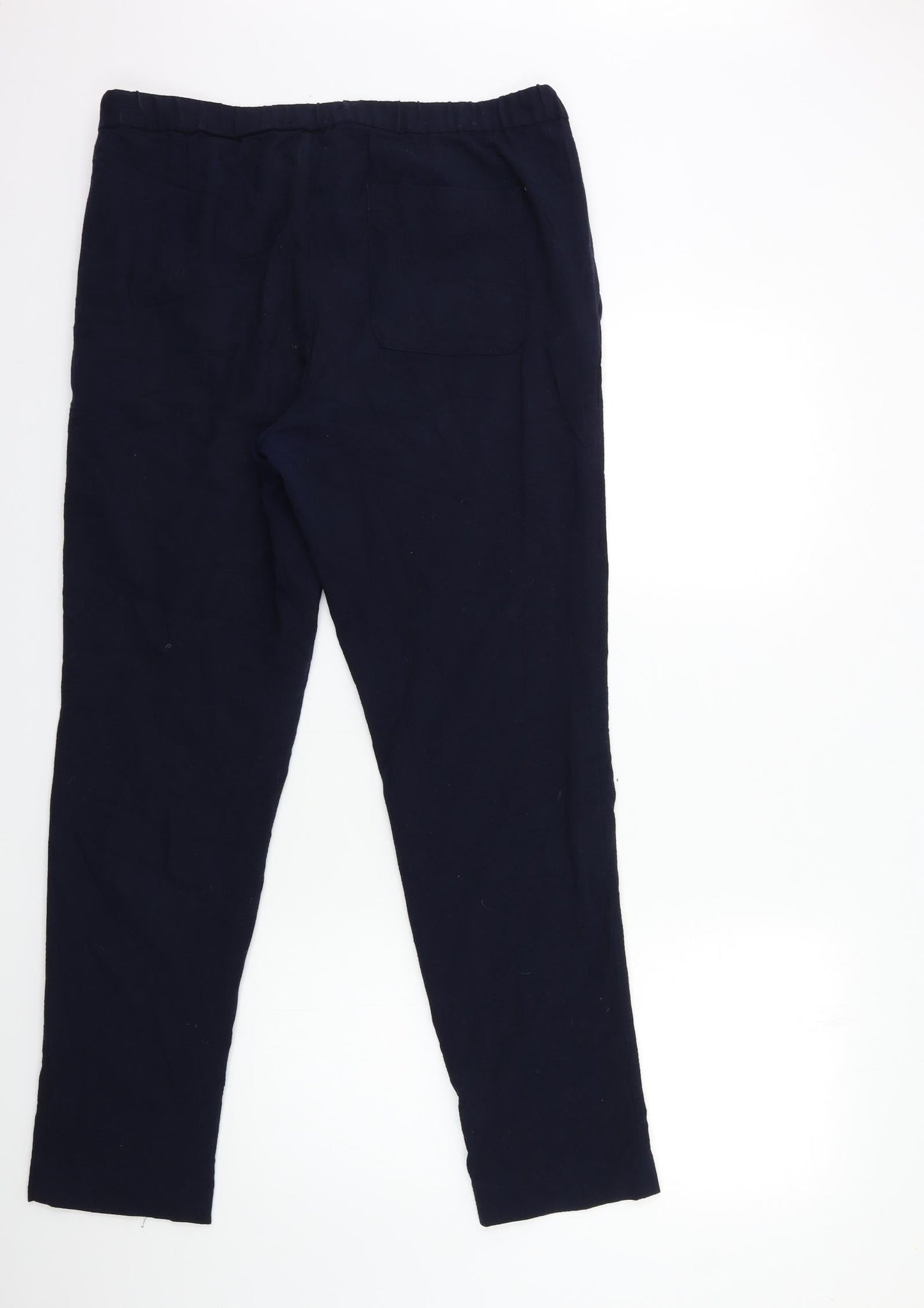 Womens UK Size 34 in H&M Regular Fit  Blue Trousers