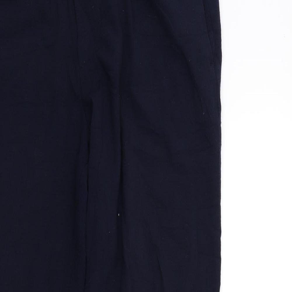 Womens UK Size 34 in H&M Regular Fit  Blue Trousers