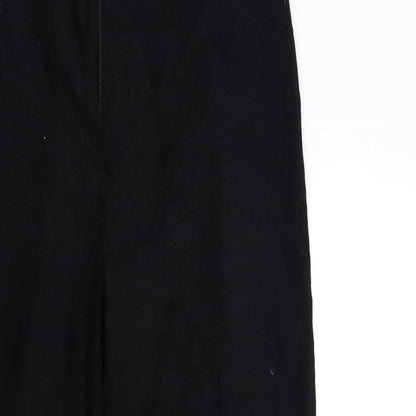 Womens UK Size 18 BHS Regular Fit  Black Trousers