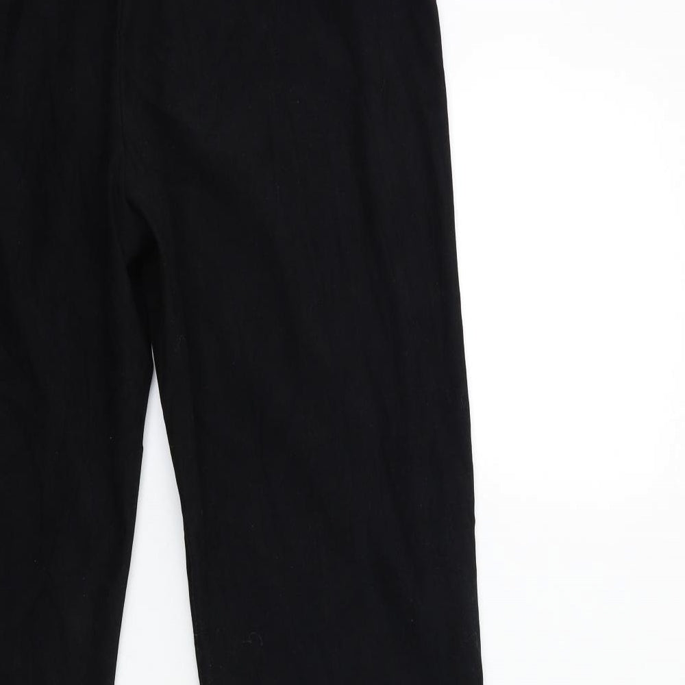 Womens UK Size 18 BHS Regular Fit  Black Trousers