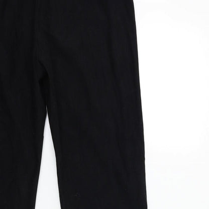 Womens UK Size 18 BHS Regular Fit  Black Trousers