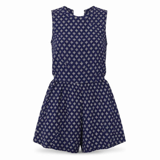 Womens UK Size 6 H&M One-Piece Blue Playsuit