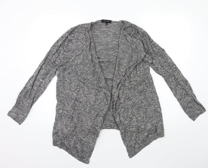 Womens UK Size 10 New Look Grey Cardigan Jumper