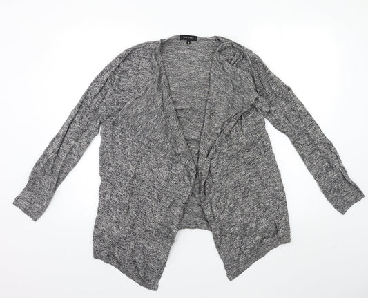 Womens UK Size 10 New Look Grey Cardigan Jumper