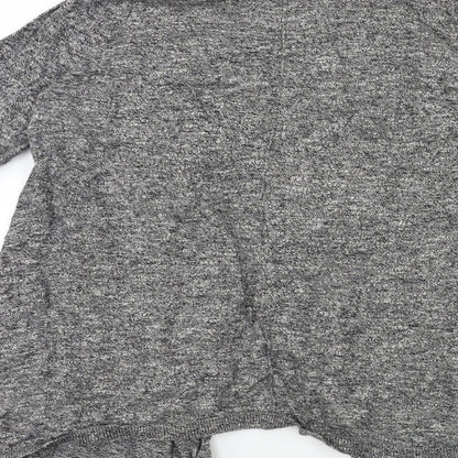 Womens UK Size 10 New Look Grey Cardigan Jumper