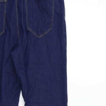 Denim & Co. Womens Blue  Denim Skinny Jeans Size 10 L25 in