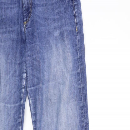 Womens UK Size 30 in Preworn Regular Fit Straight Blue Jeans