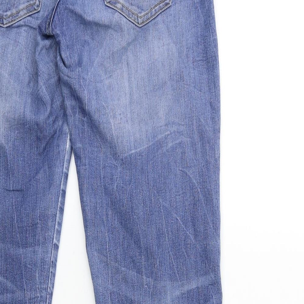 Womens UK Size 30 in Preworn Regular Fit Straight Blue Jeans
