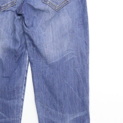 Womens UK Size 30 in Preworn Regular Fit Straight Blue Jeans