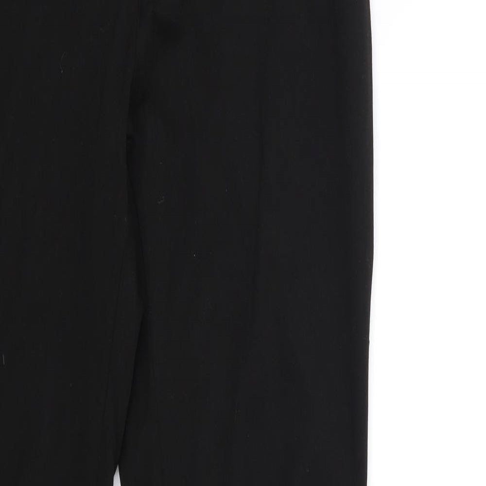 Womens UK Size 34 in Preworn Regular Fit  Black Trousers