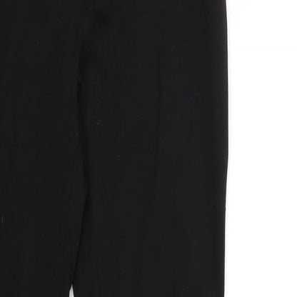 Womens UK Size 34 in Preworn Regular Fit  Black Trousers