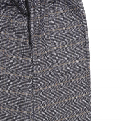ROMWE Womens Blue Check  Trousers  Size XL L27 in