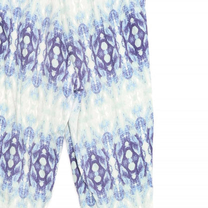 Womens UK Size 10 H&M Regular Fit  Blue Trousers