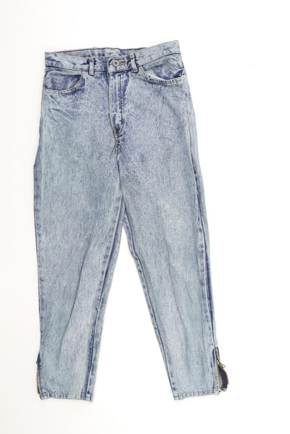 Womens UK Size 26 in Preworn Regular Fit Mom Blue Jeans