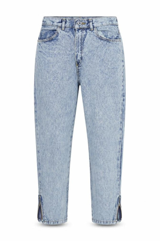 Womens Blue  Denim Mom Jeans Size 26 in L25 in