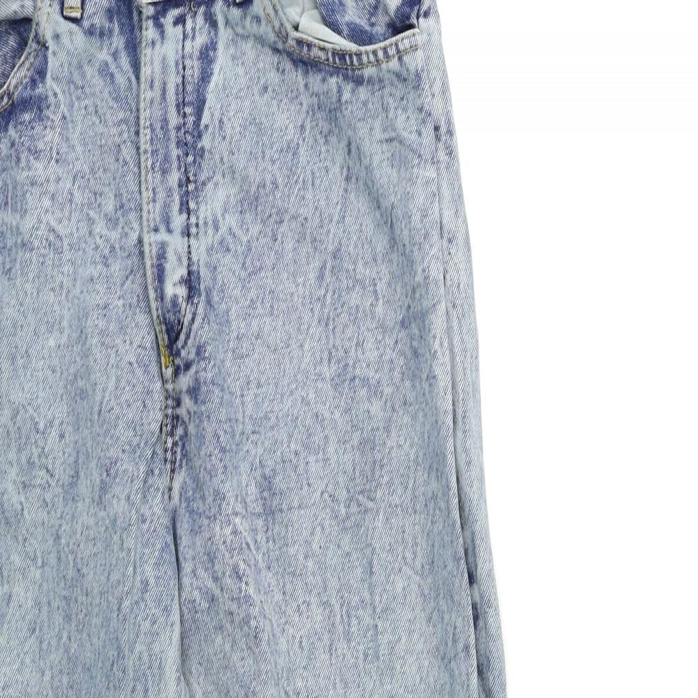 Womens UK Size 26 in Preworn Regular Fit Mom Blue Jeans