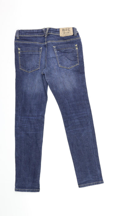 Here + There Womens Blue  Denim Skinny Jeans Size 26 in L26 in
