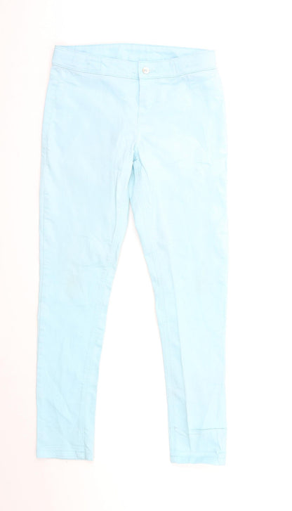 Here & There Girls Blue  Denim Skinny Jeans Size 12 Years