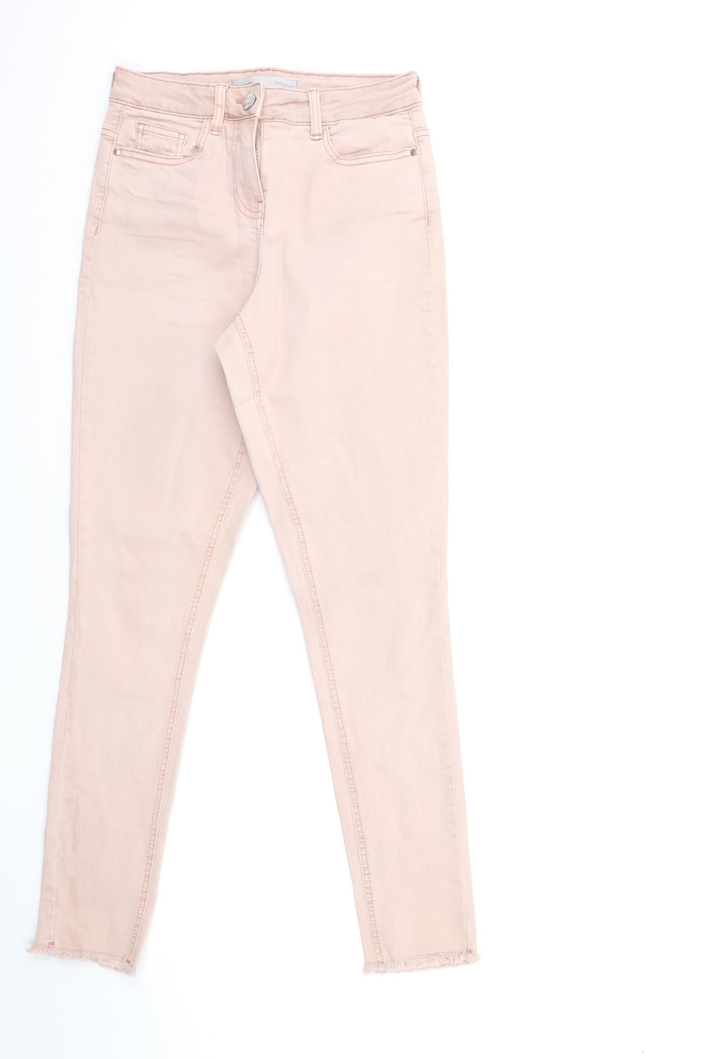 George Womens Pink  Denim Skinny Jeans Size 8 L26 in