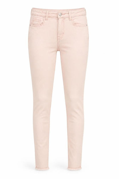 Womens UK Size 8 George Regular Fit Skinny Pink Jeans