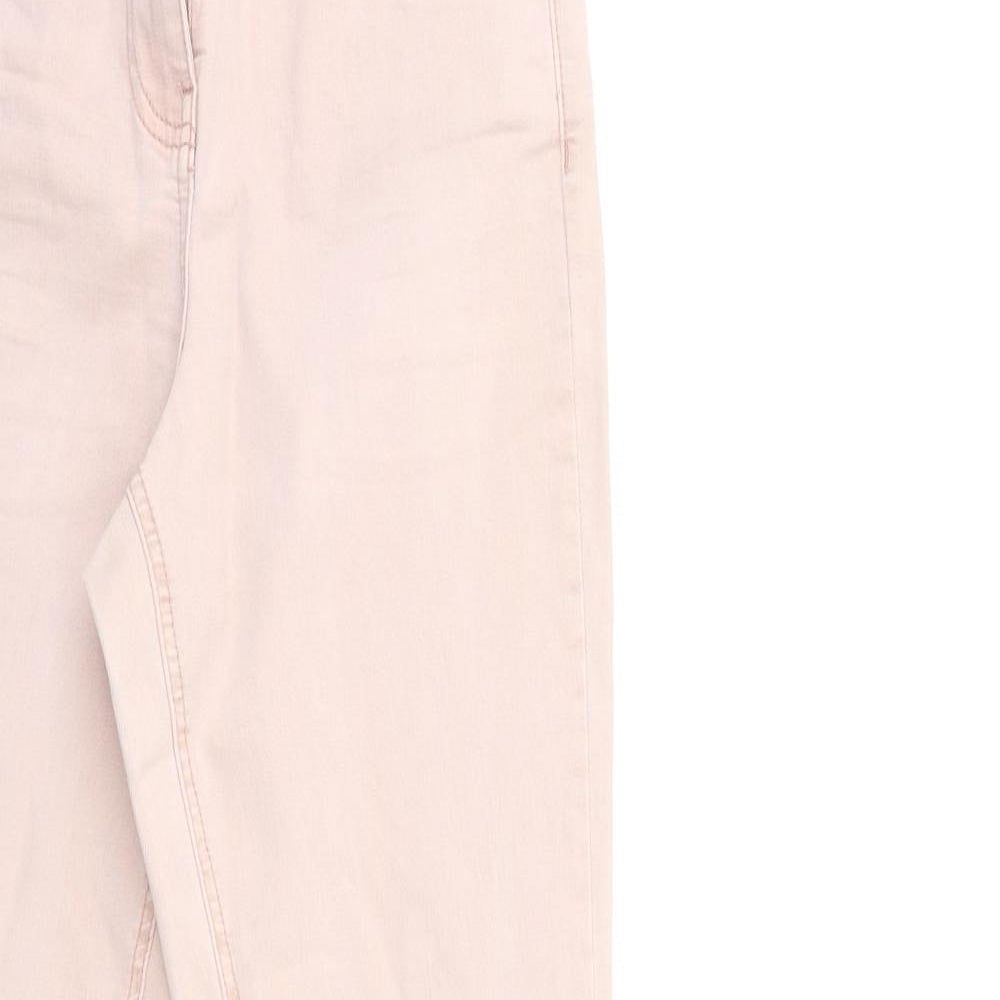 George Womens Pink  Denim Skinny Jeans Size 8 L26 in