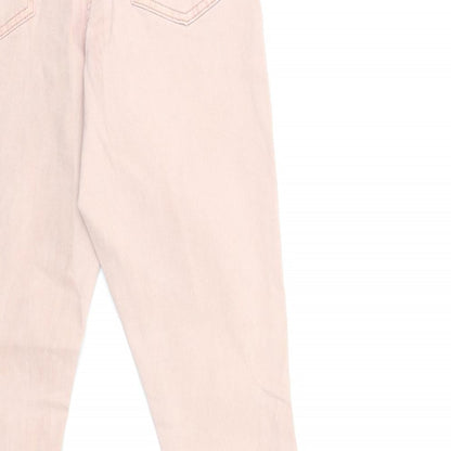 George Womens Pink  Denim Skinny Jeans Size 8 L26 in