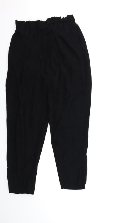 New Look Womens Black   Trousers  Size 12 L27 in