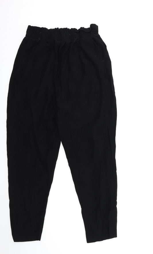 New Look Womens Black   Trousers  Size 12 L27 in