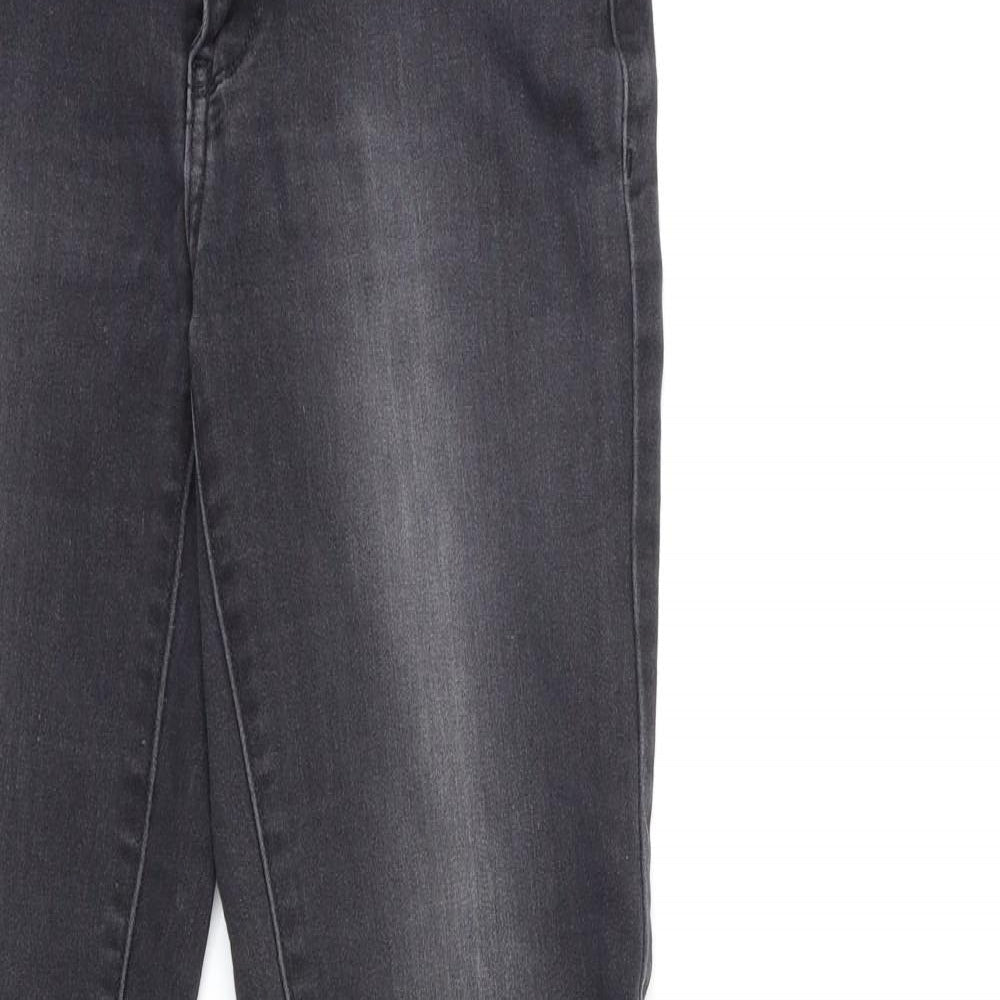Womens UK Size 28 in villa Regular Fit Flared Grey Jeans