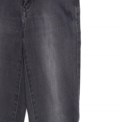 Womens UK Size 28 in villa Regular Fit Flared Grey Jeans