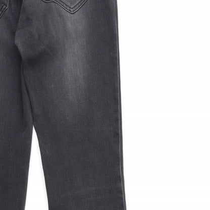 Womens UK Size 28 in villa Regular Fit Flared Grey Jeans