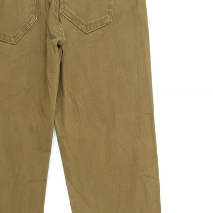 Womens UK Size 28 in Preworn Regular Fit Skinny Brown Jeans
