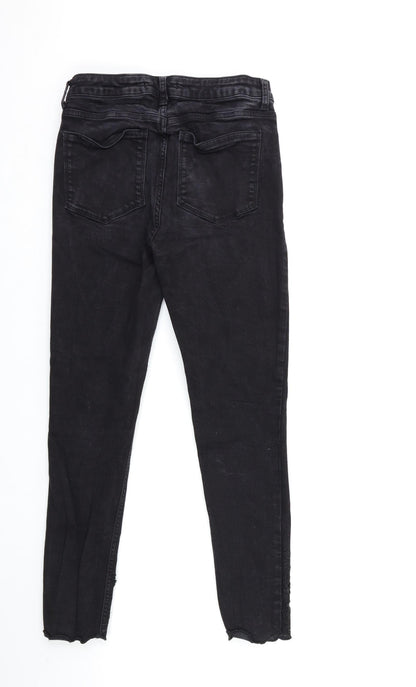 Very Womens Black  Denim Skinny Jeans Size 10 L26 in