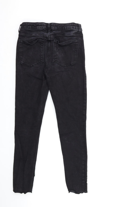 Very Womens Black  Denim Skinny Jeans Size 10 L26 in