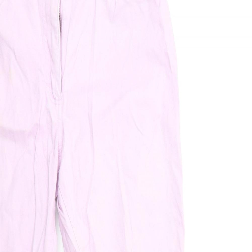 Womens UK Size 12 Damart Regular Fit  Purple Trousers