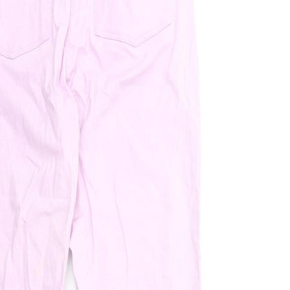 Womens UK Size 12 Damart Regular Fit  Purple Trousers