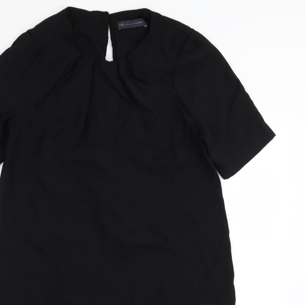 M&S Womens Black   A-Line  Size 10