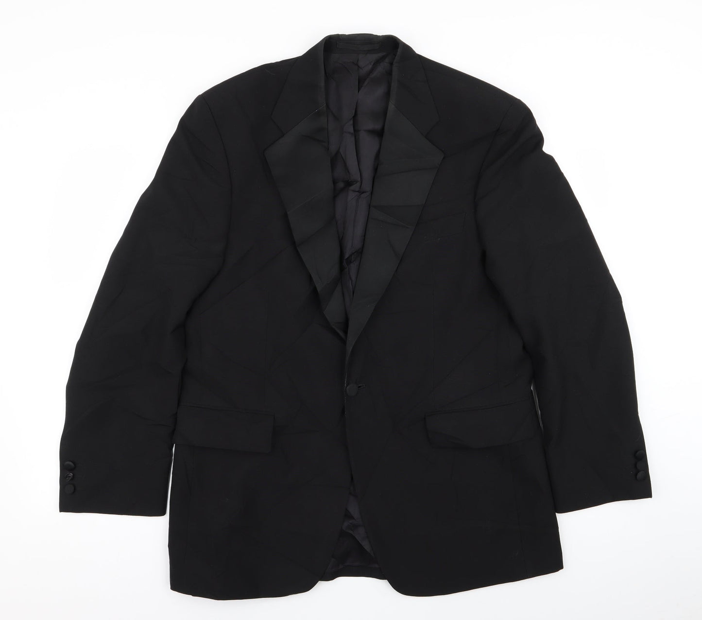 Mens UK Size 40 daniel drescott Regular Black Suit Jacket