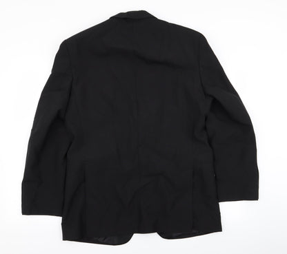 Mens UK Size 40 daniel drescott Regular Black Suit Jacket