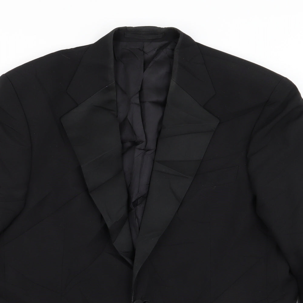 Mens UK Size 40 daniel drescott Regular Black Suit Jacket