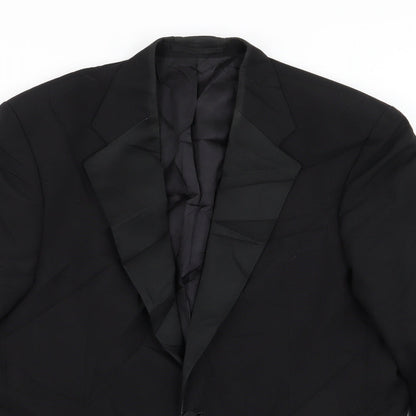 Mens UK Size 40 daniel drescott Regular Black Suit Jacket