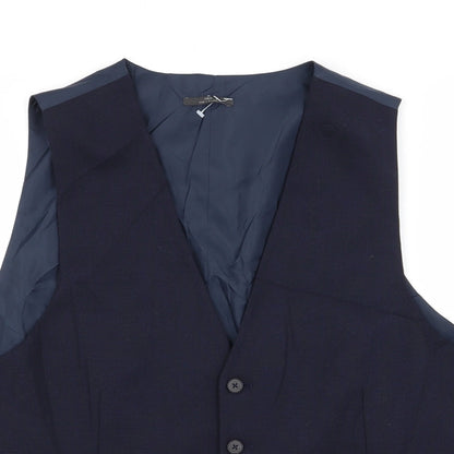 Mens UK Size L M&S Regular Blue Suit Jacket