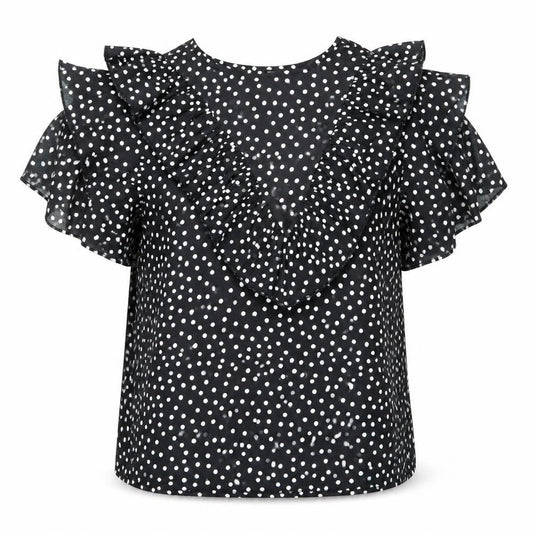 Womens UK Size 14 I SAW IT FIRST Black Basic Blouse