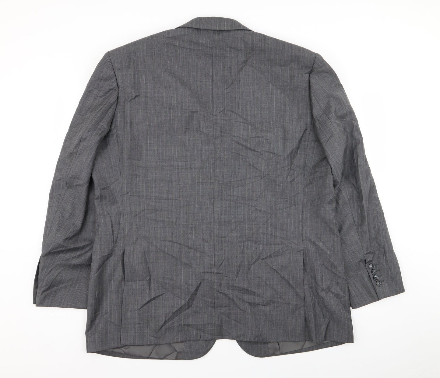 Mens UK Size 46 Brook Taverner Regular Grey Suit Jacket