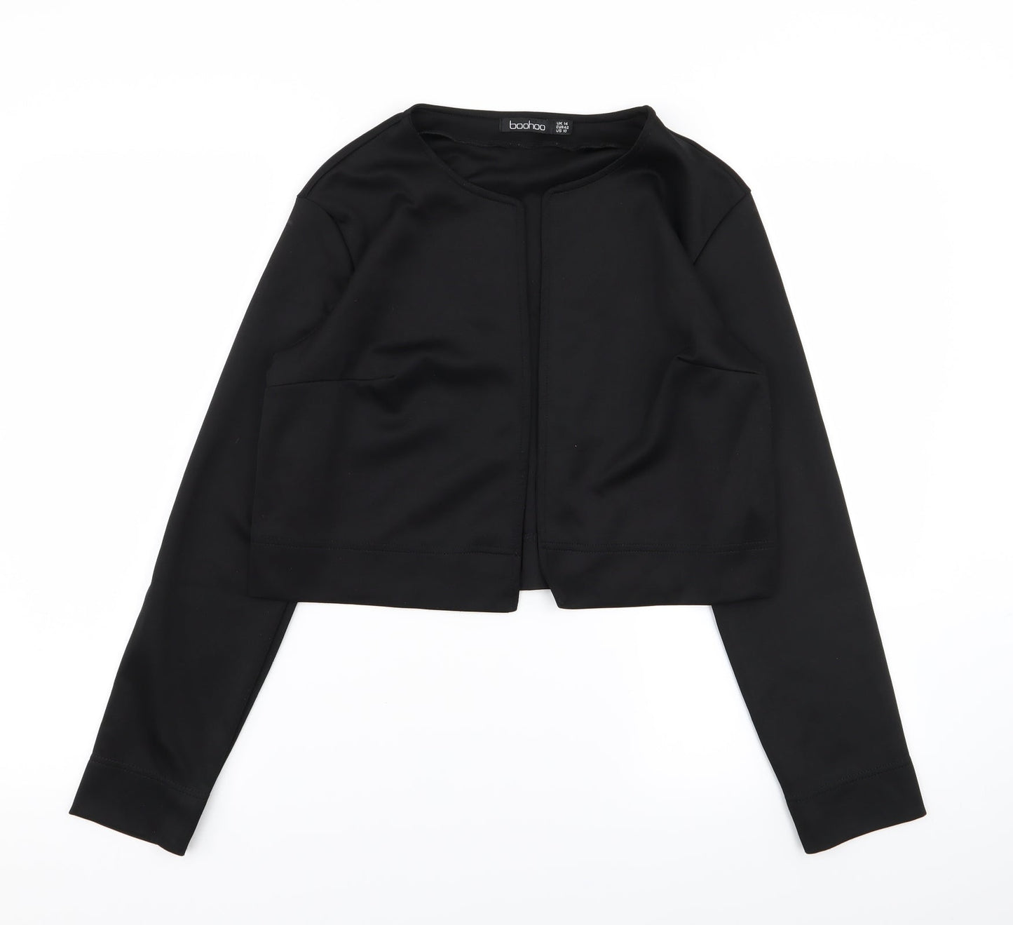 Boohoo Womens Black   Jacket Blazer Size 14